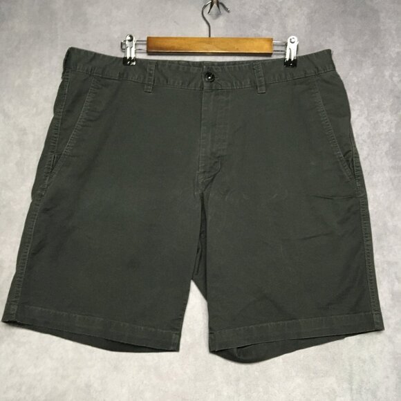 The North Face Mens Shorts size 36 Dark Blue Flat Front Cotton Stretch Casual - Picture 2 of 14